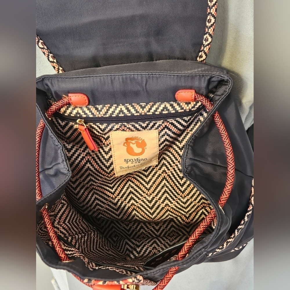 Spartina 449 Armada Tassel Backpack Bag - Picture 3 of 13